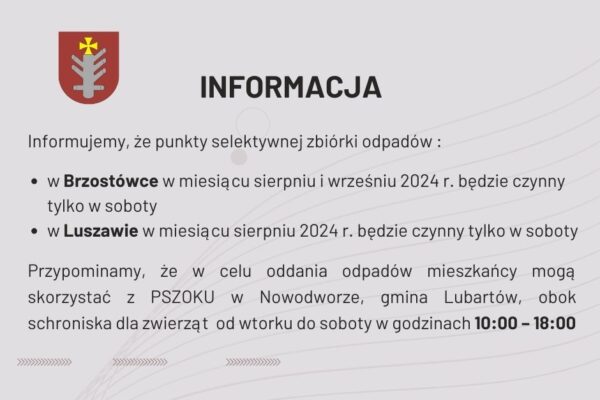 Miniaturka artykułu Informacja